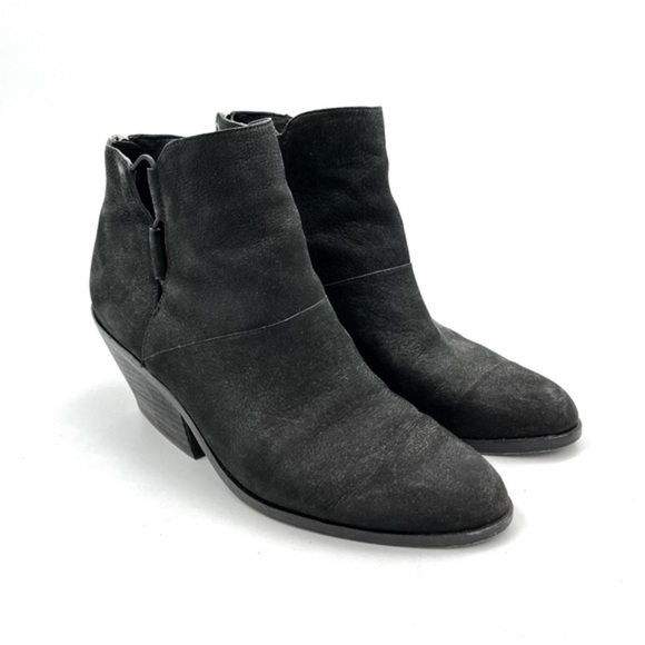 Eileen Fisher Black Leather Tote Ankle Bootie Boots Size 8.5 - Picture 2 of 10